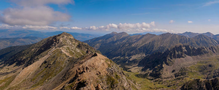 Panoramic view of landscape against sky