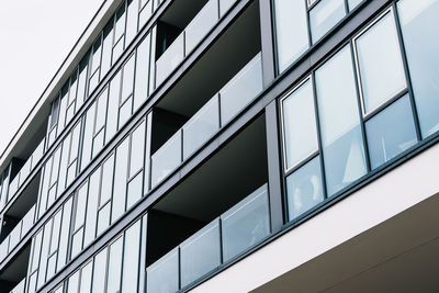 Low angle view of modern building