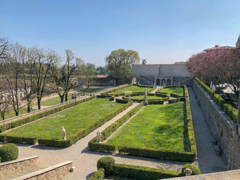 Panoramic view of park against sky