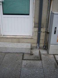 Entrance of building