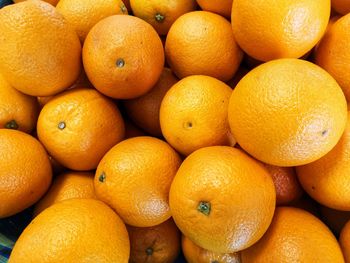 Full frame shot of oranges