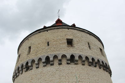 Low angle view of historical building against sky