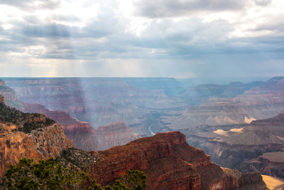 Scenic view of mountains