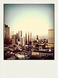 Modern buildings in city