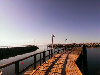 View of bridge over river