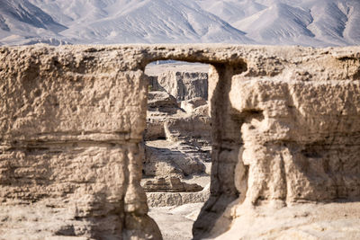 View of old ruins