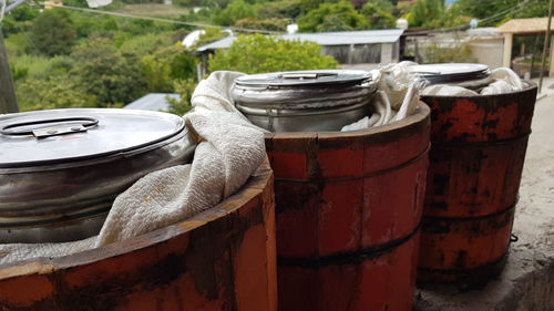 Close-up of food in container