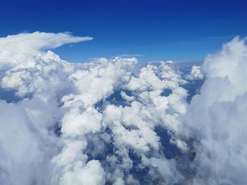 Low angle view of clouds in sky