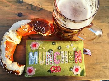 Close-up of food on table