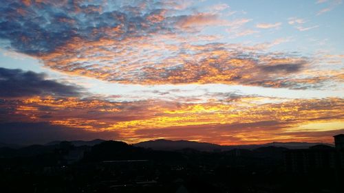 Cityscape at sunset