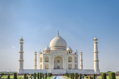 View of taj mahal against sky