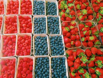 View of berries for sale