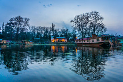 Scenic view of river against sky