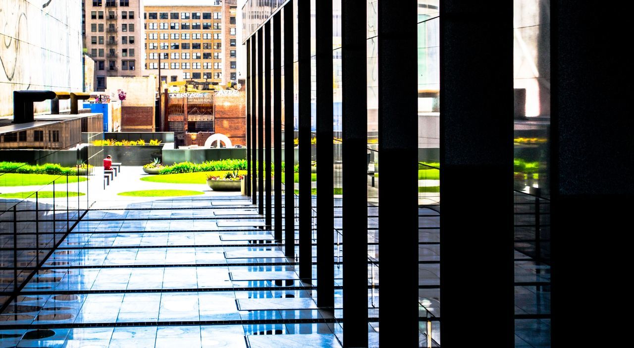 built structure, architecture, day, transportation, building exterior, outdoors, yellow, no people