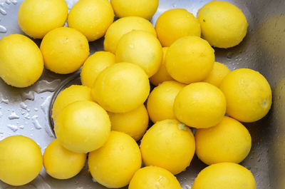 Full frame shot of lemons