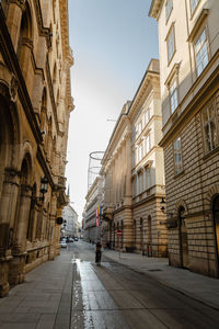 Street amidst buildings in city