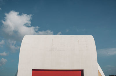 Low angle view of building against sky