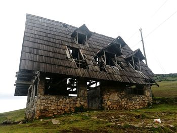 Built structure against clear sky