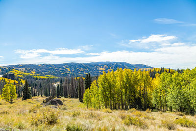 Panoramic view of landscape against sky