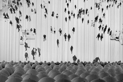 Group of people sitting outdoors