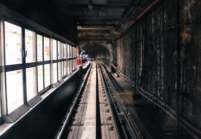 Railroad station platform