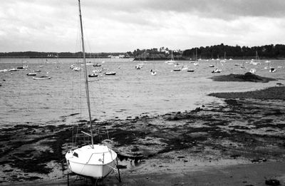 Boats in sea