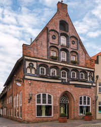 Beautiful colorful building in lüneburg