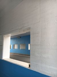 Empty corridor of building