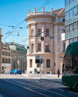 View of city street