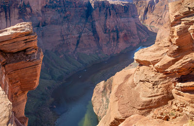 Scenic view of rock formations