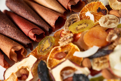 Full frame shot of fruits