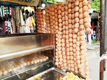 Full frame shot of market stall in store