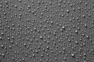 Full frame shot of wet glass