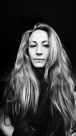 Portrait of young woman