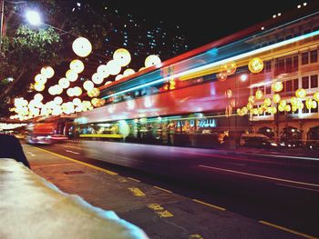 City street at night