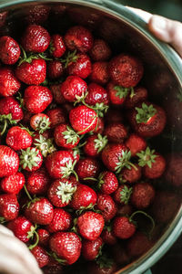 Close-up of strawberries