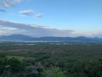 Scenic view of landscape against sky