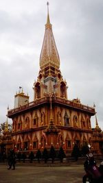 Low angle view of historical building against sky