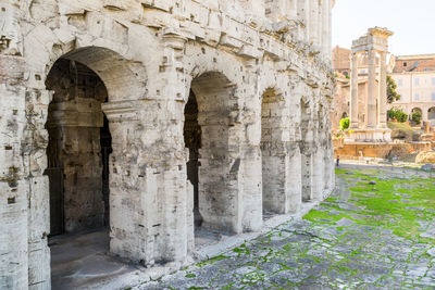 Old ruins of building