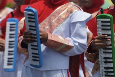 People playing piano