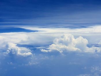 Low angle view of clouds in sky