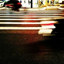 People walking on street