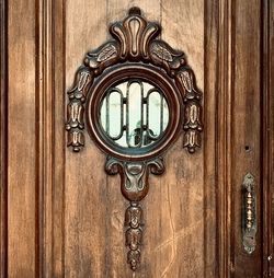 Close-up of closed door