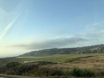 Scenic view of landscape against sky