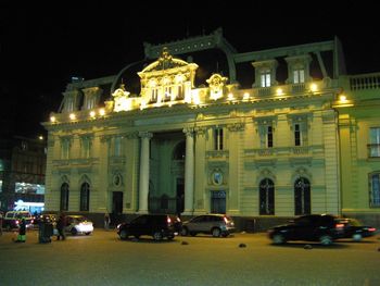 City street at night