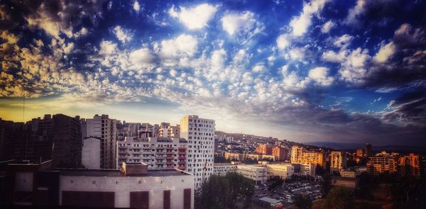 Cityscape against sky