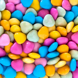 Detail shot of colorful candies