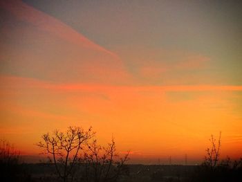 Scenic view of sky at sunset