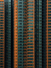 Full frame shot of residential buildings in city