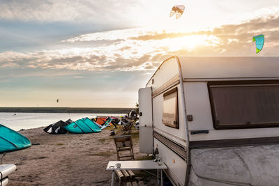 Tent on beach